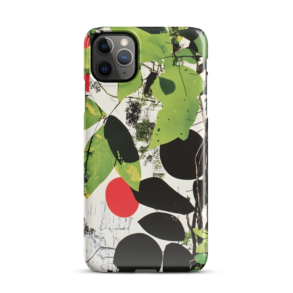 Nature's Geometry: A Contemporary Collage | Phone Case |  11 Pro Max | Snap Case | Glossy