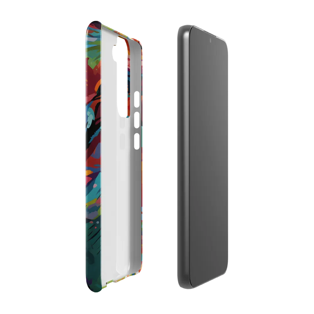 Colorful Lizard: An Abstract Adventure | Phone Case |  S22 Plus | Snap Case | Glossy