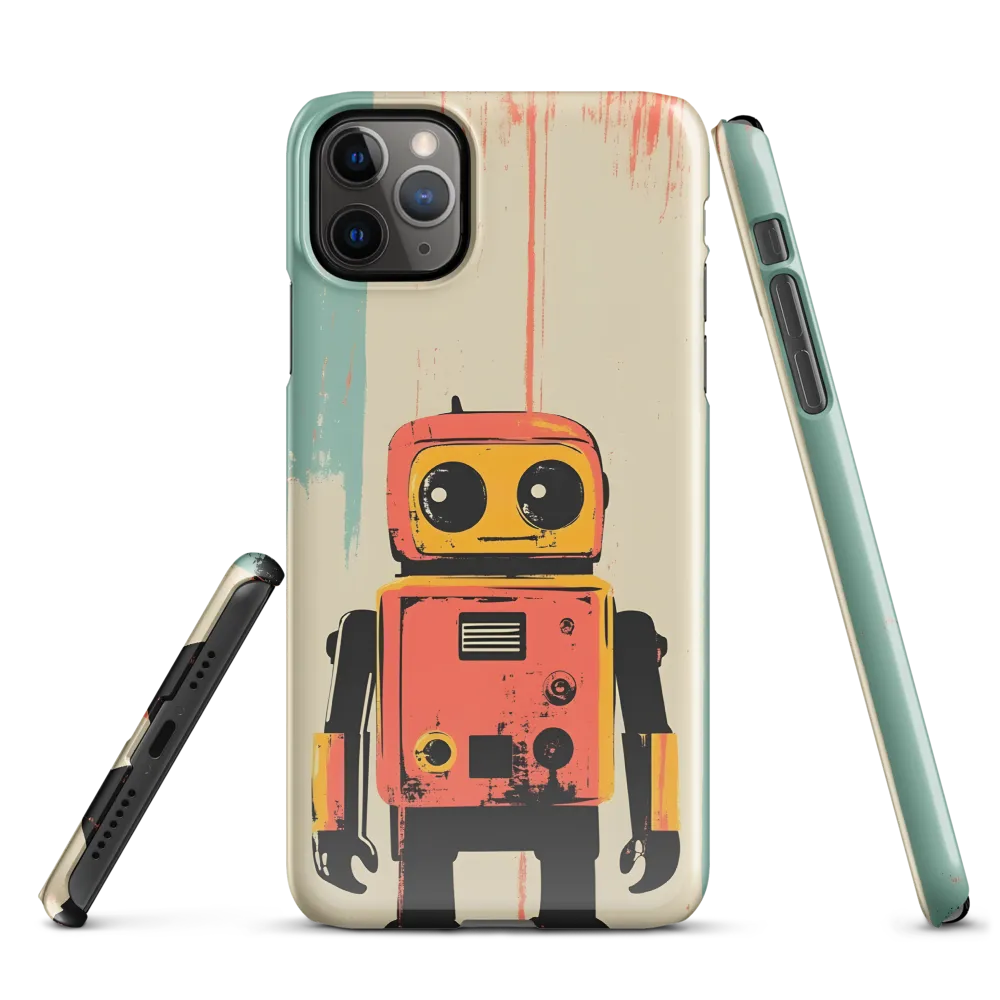 Retro Robot Charm | Phone Case |  11 Pro Max | Snap Case | Glossy