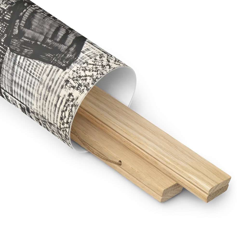 Urban Reflections: A Shopping Narrative | Poster With Oak Wood Hanger | 14″×14″