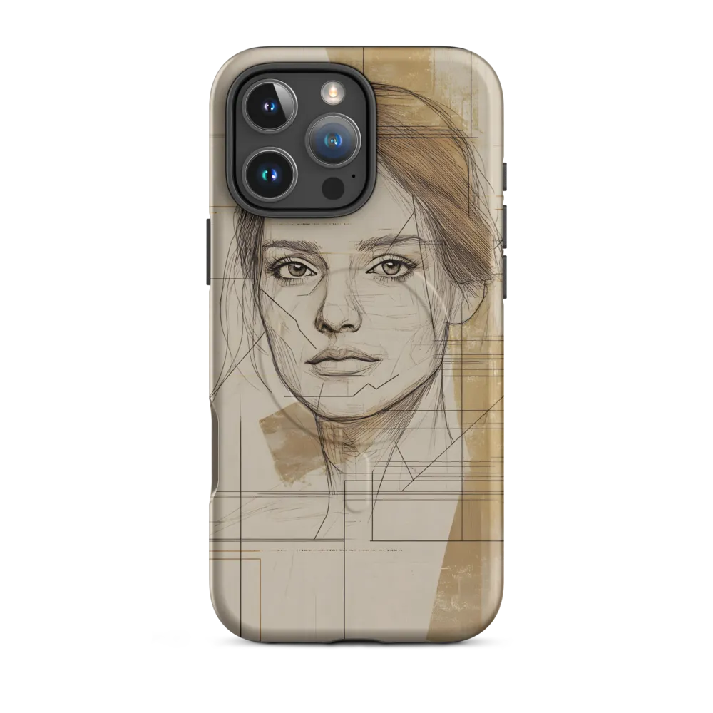 Geometric Elegance: A Modern Portrait