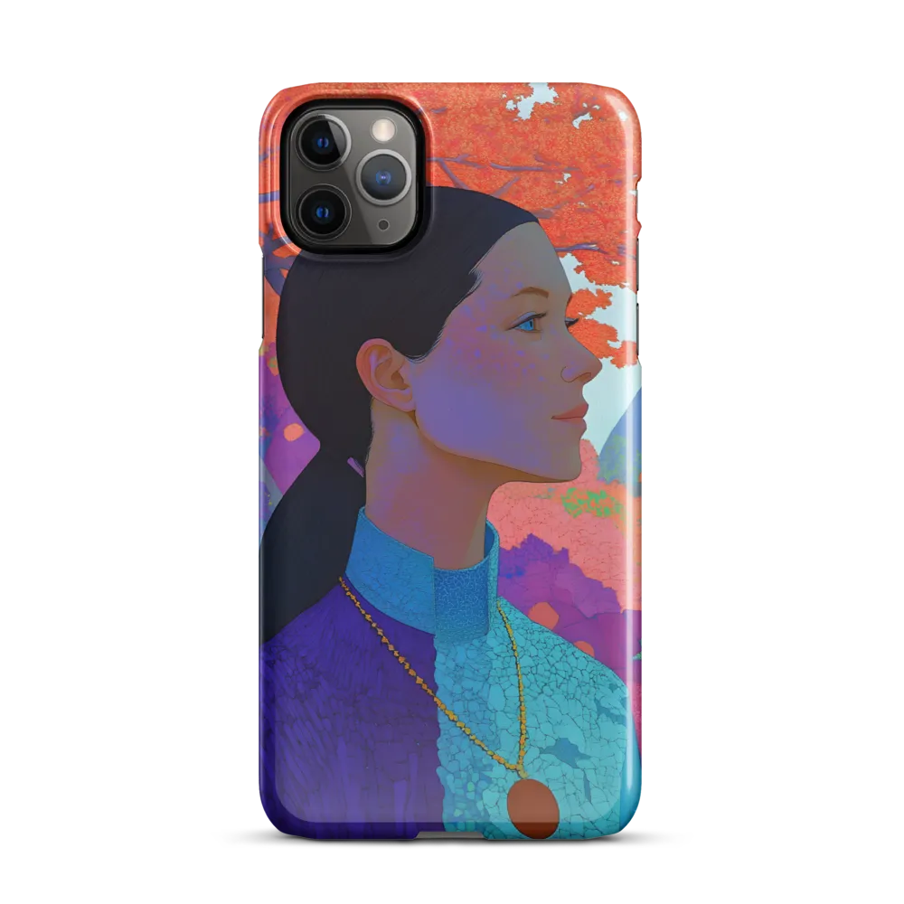 Harmony in Color: A Portrait of Serenity | Phone Case |  11 Pro Max | Snap Case | Glossy