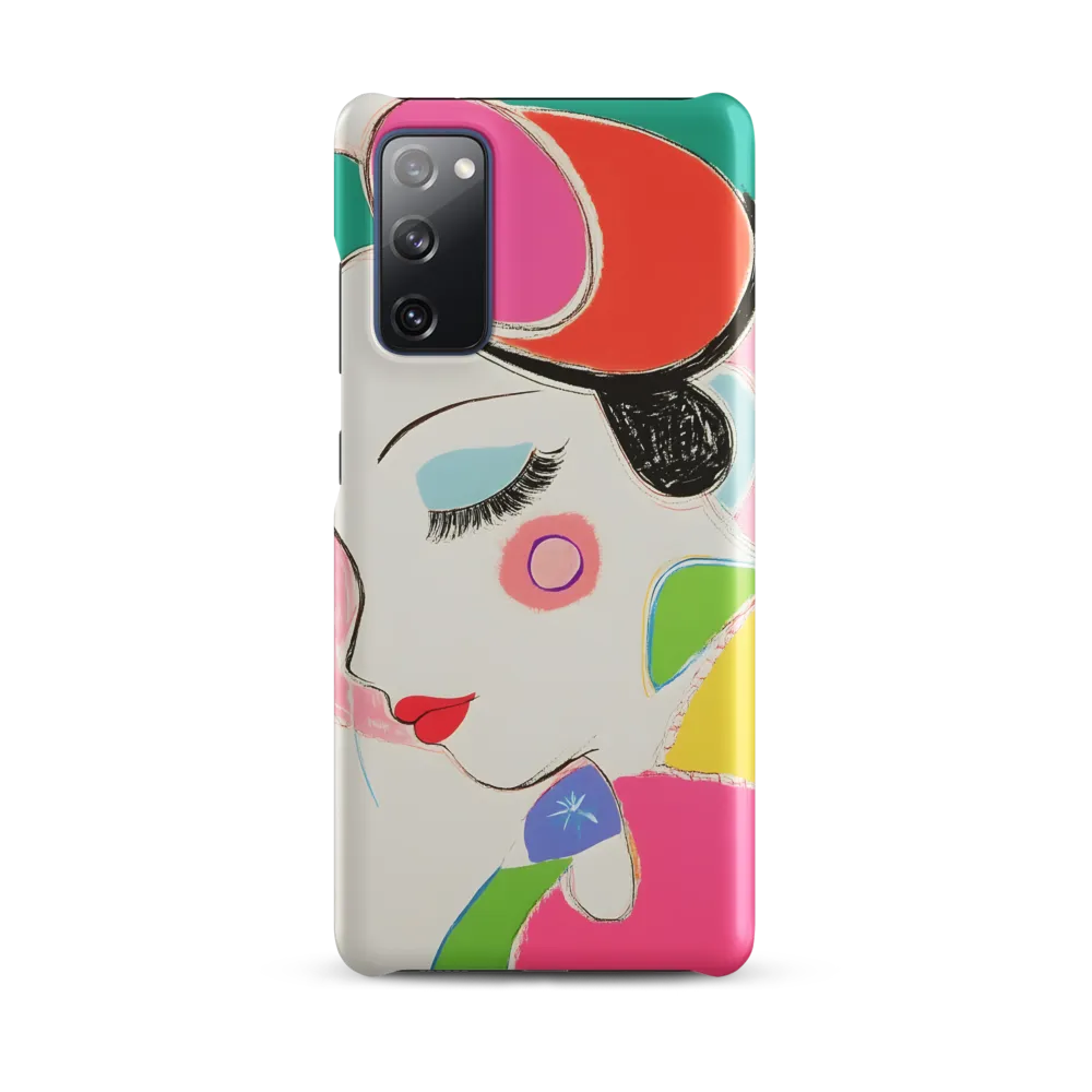 Whimsical Portrait in Colorful Abstraction