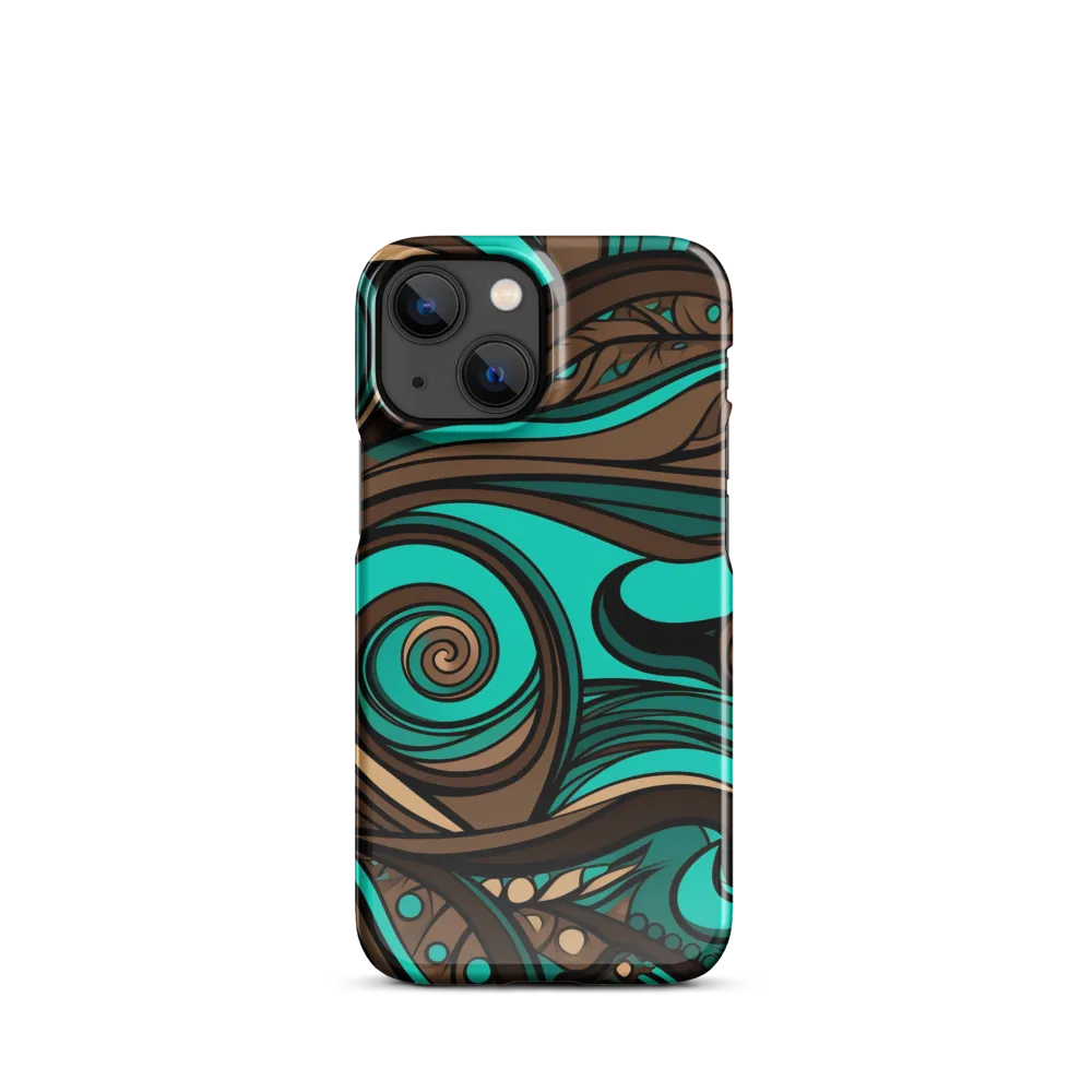 Fluctuating Currents | Phone Case |  13 Mini | Snap Case | Glossy