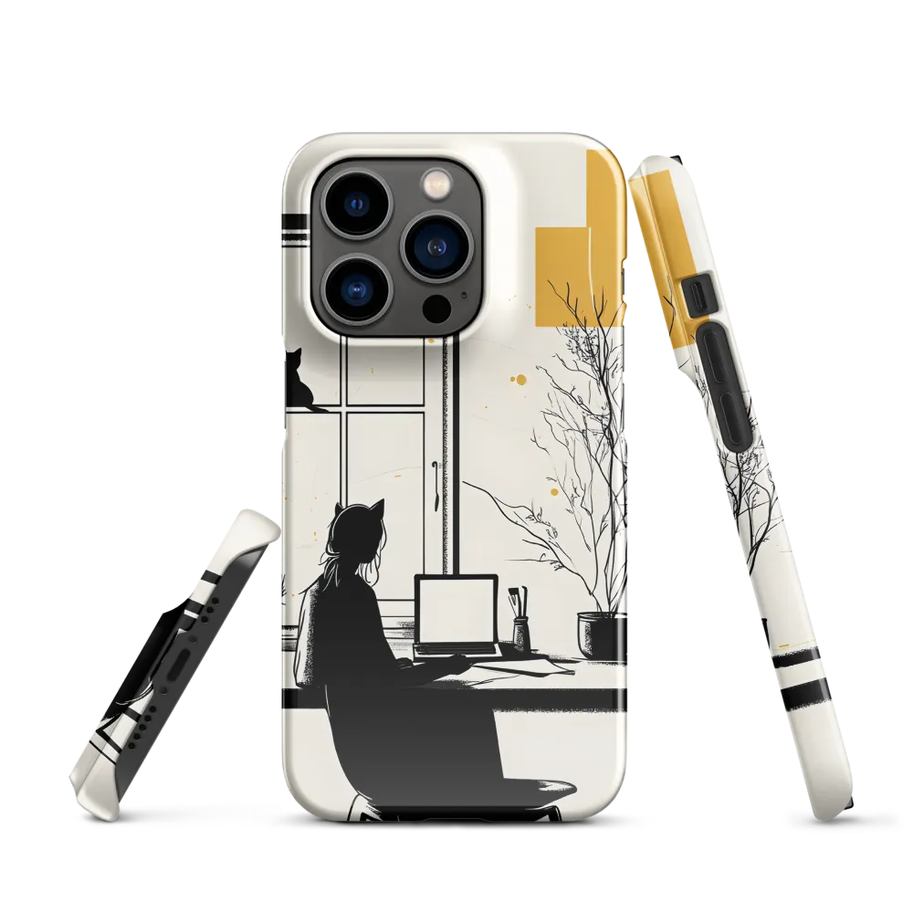 Contemplative Moments | Phone Case |  14 Pro | Snap Case | Glossy