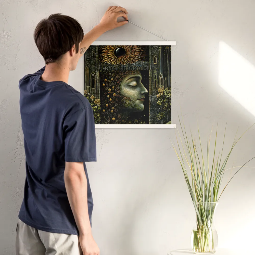 Nature’s Embrace: The Infinite Connection | Poster With White Wood Hanger | 18″×18″