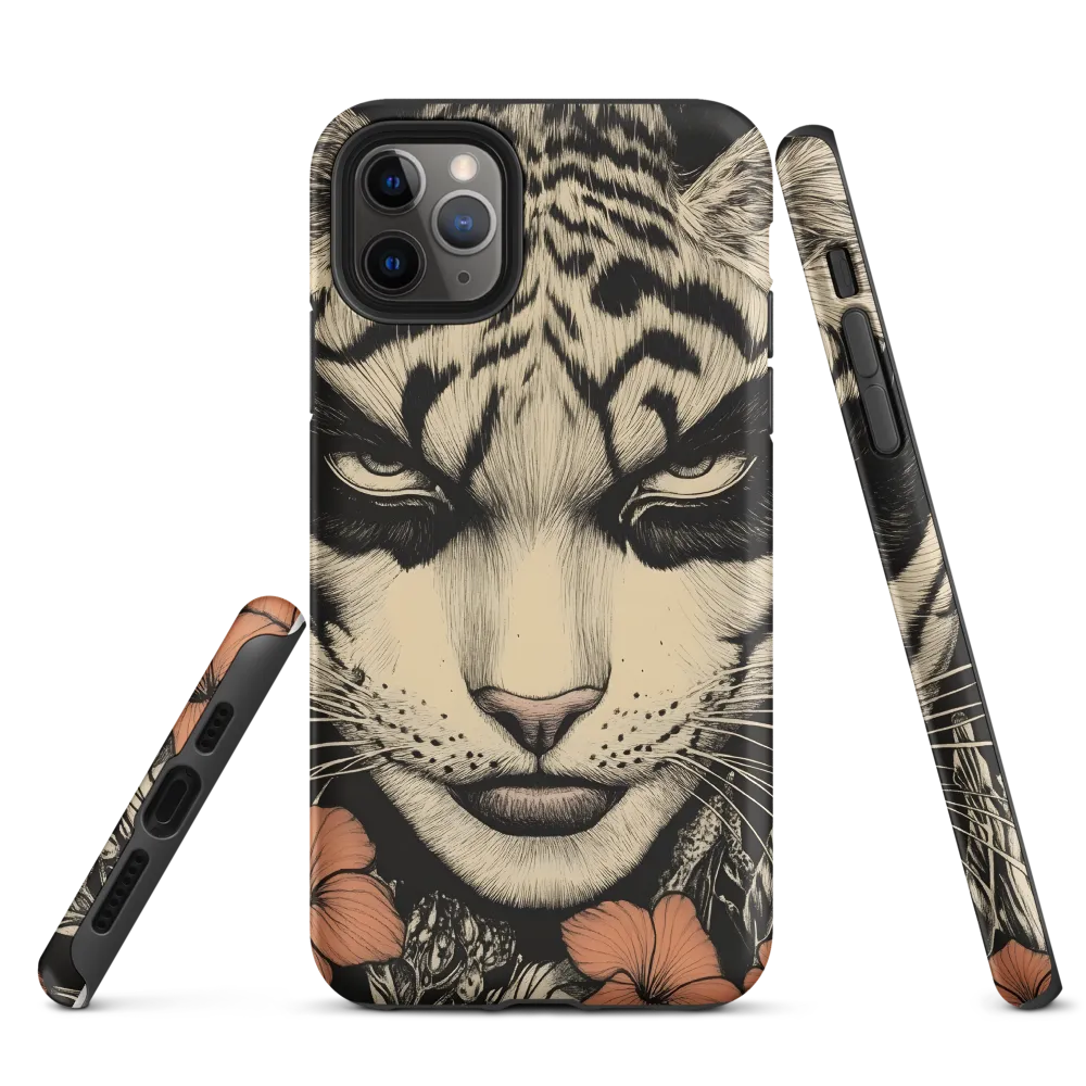 Feline Majesty: The Human-Leopard Connection | Phone Case |  11 Pro Max | Tough Case | Matte