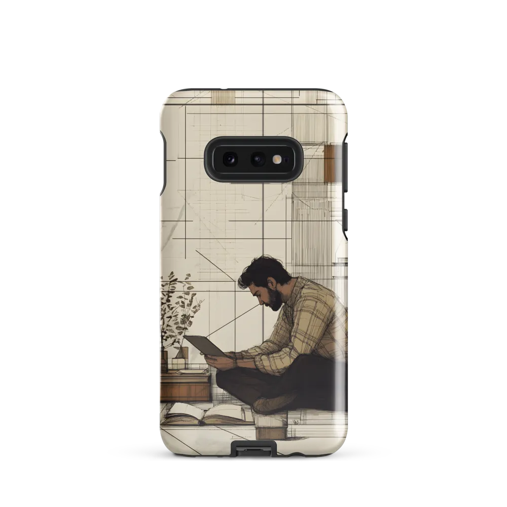 Quiet Reflections in Line | Phone Case |  S10e | Tough Case | Glossy