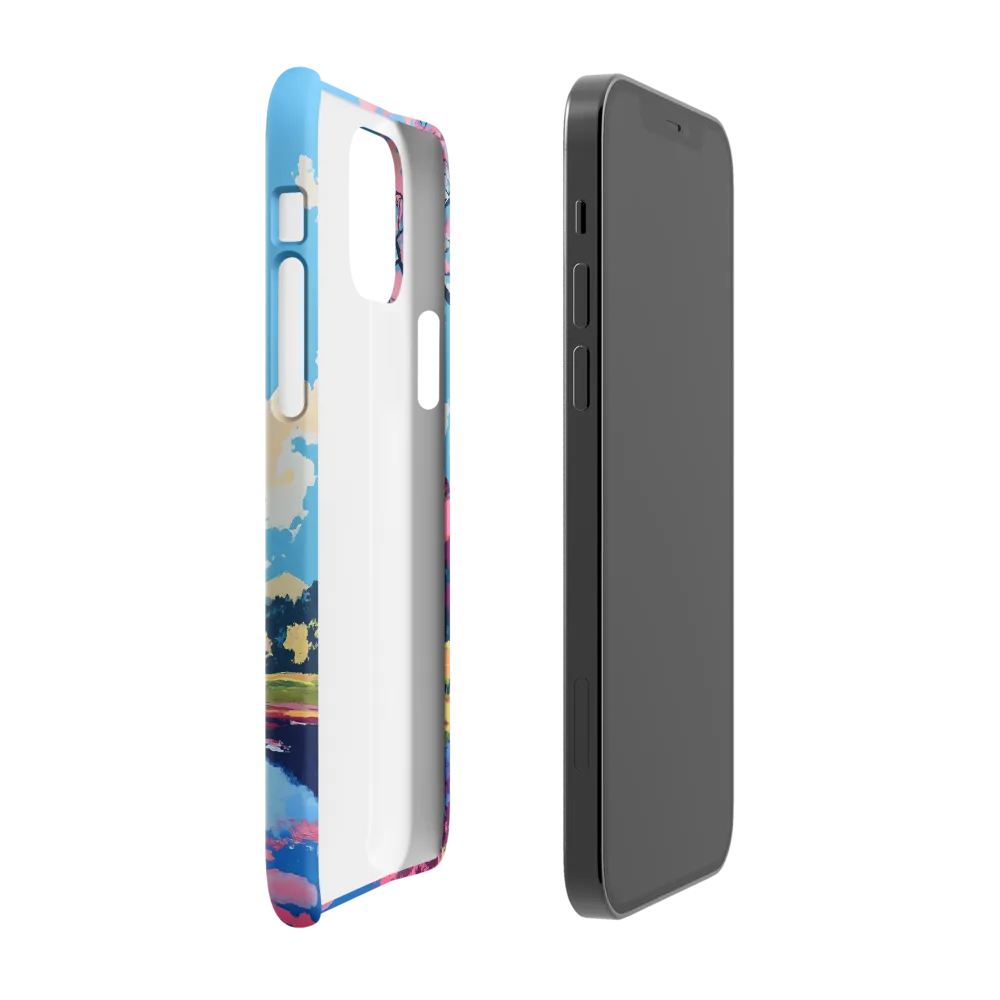 Reflections of a Pink Dreamscape | Phone Case |  12 | Snap Case | Glossy