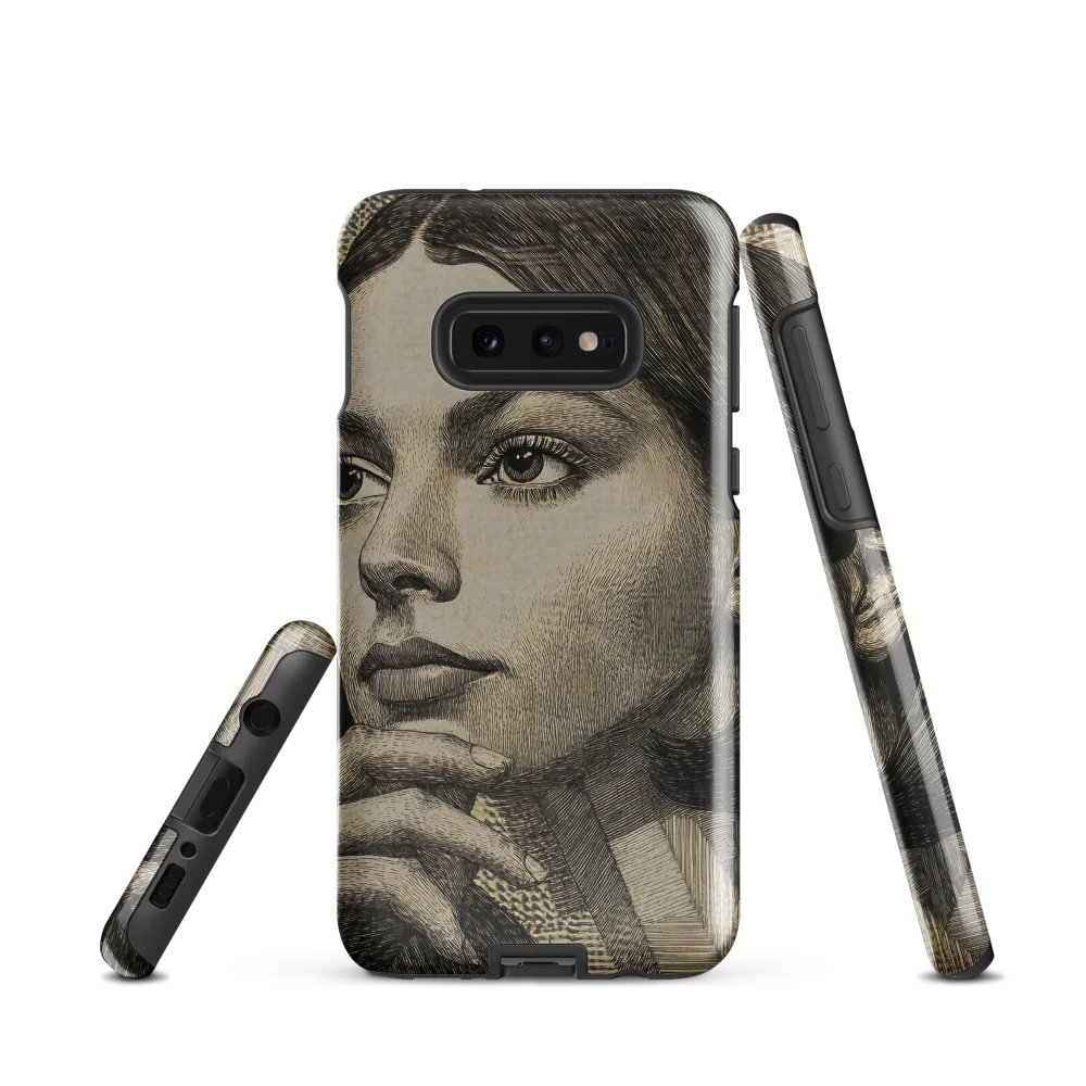 Contemplative Reflection | Phone Case |  S10e | Tough Case | Glossy