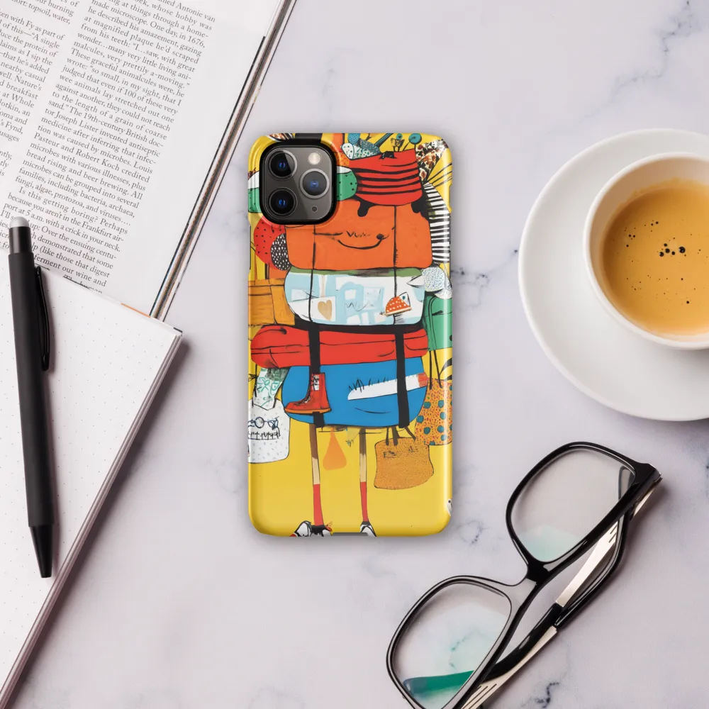 Joyful Traveler: A Whimsical Collection | Phone Case |  11 Pro Max | Snap Case | Glossy