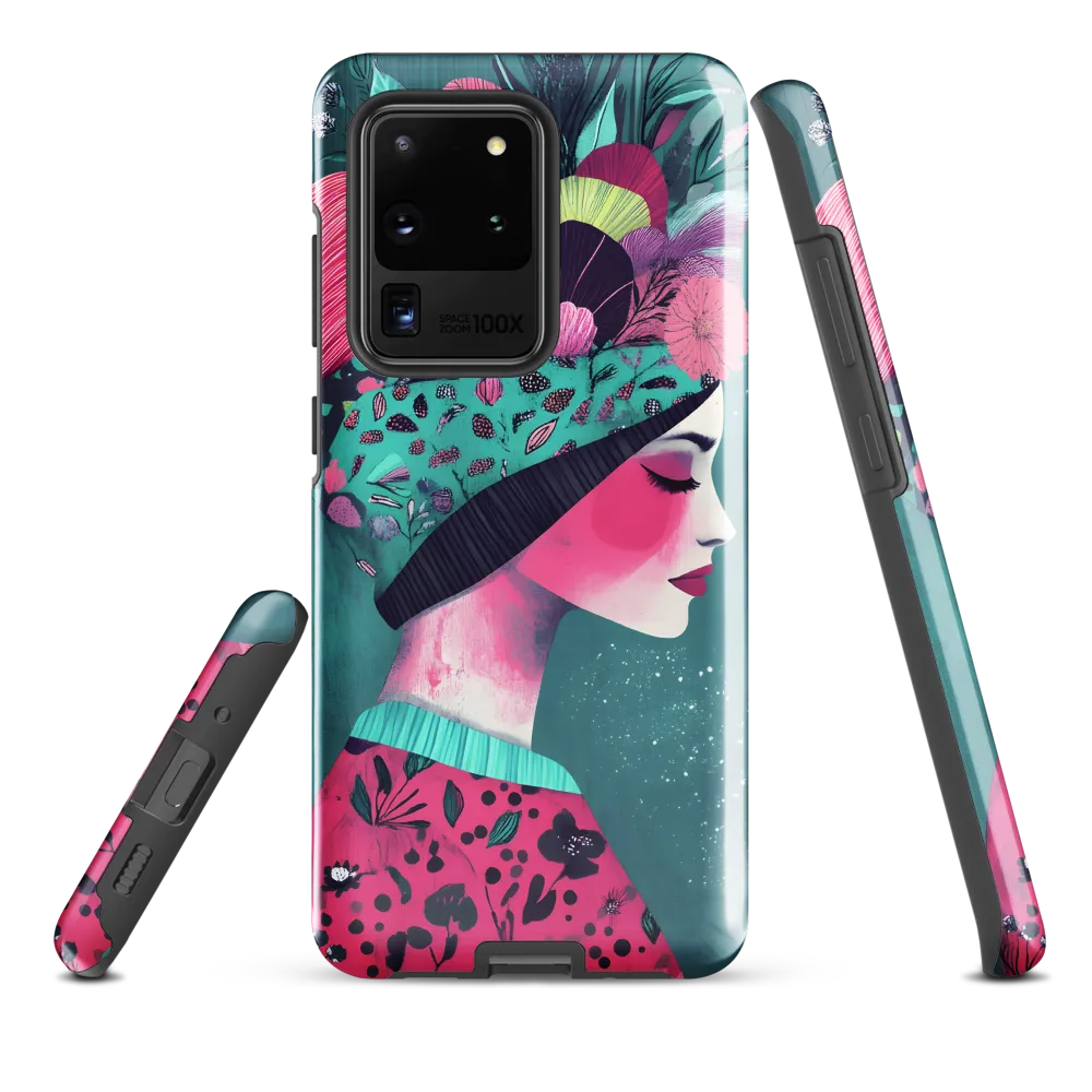 Whimsical Floral Portrait