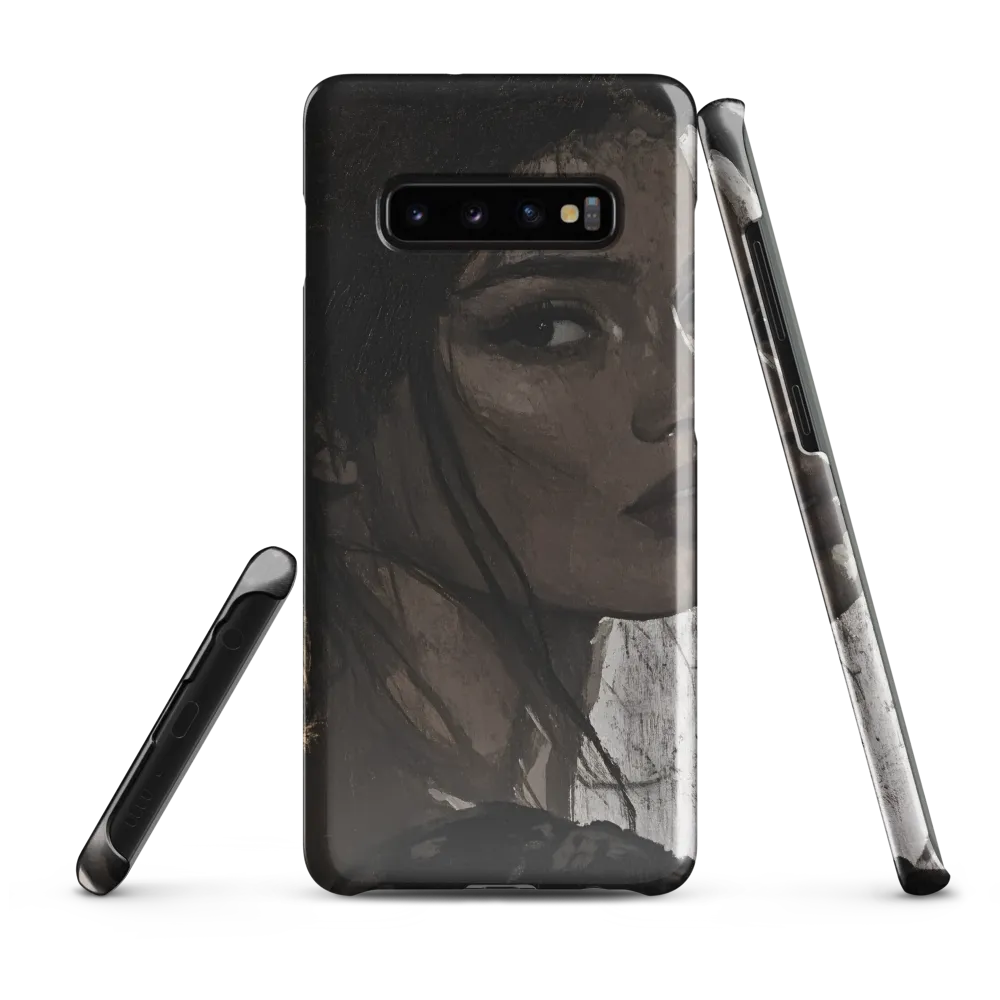 Mysterious Gaze | Phone Case |  S10 Plus | Snap Case | Glossy