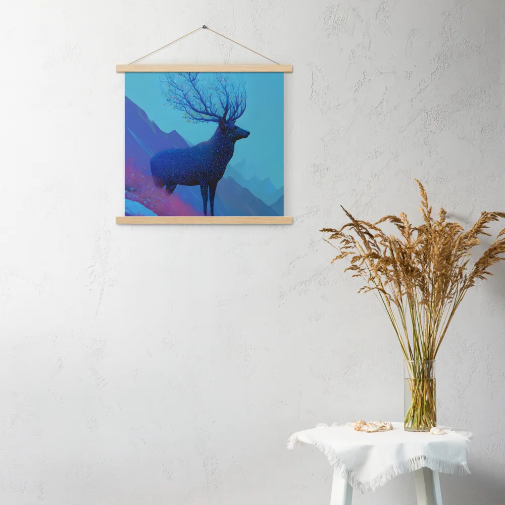 Ethereal Harmony | Poster With Oak Wood Hanger | 18″×18″