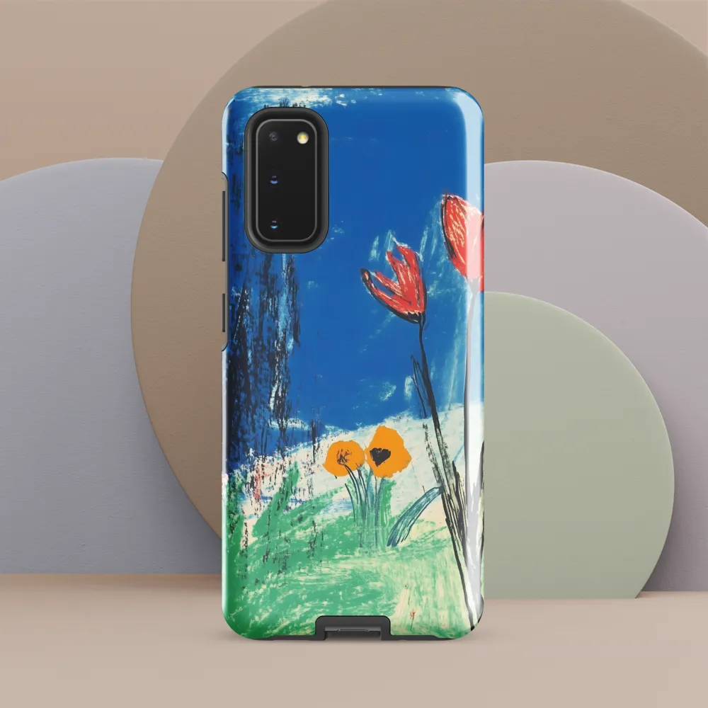 Joyful Blossoms in Blue