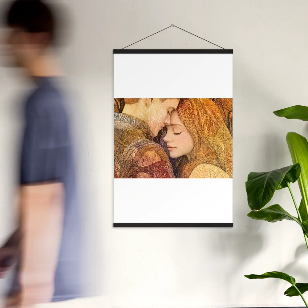 Embrace of Autumn | Poster With Black Wood Hanger | 24″×36″