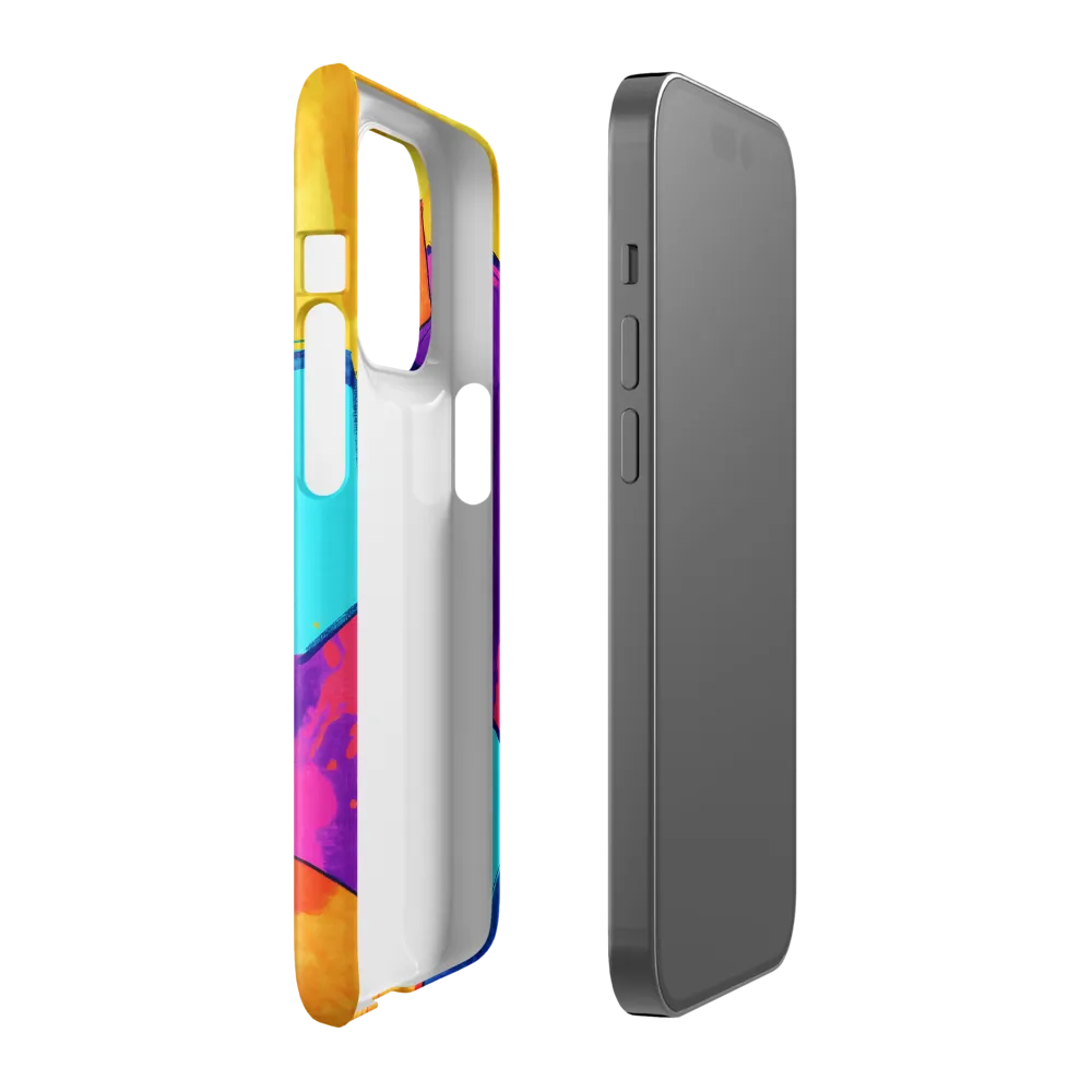 Playful Cubes in Vibrant Harmony | Phone Case |  14 Pro | Snap Case | Glossy