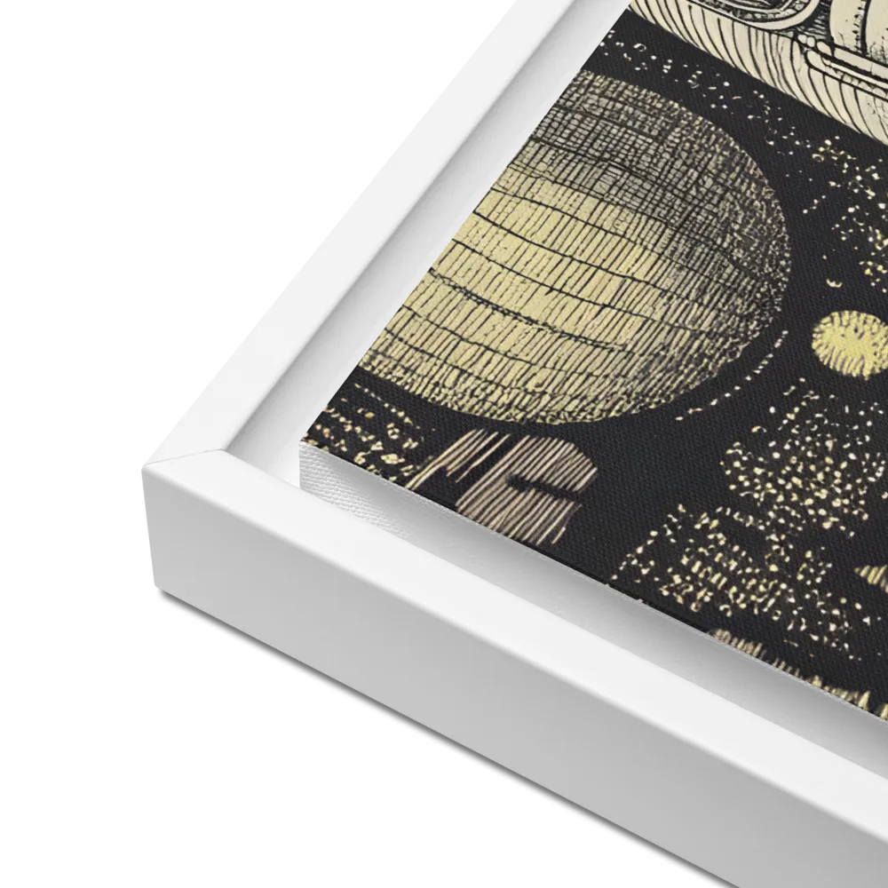 Voyage to the Unknown | Canvas with White Frame | 18″×24″