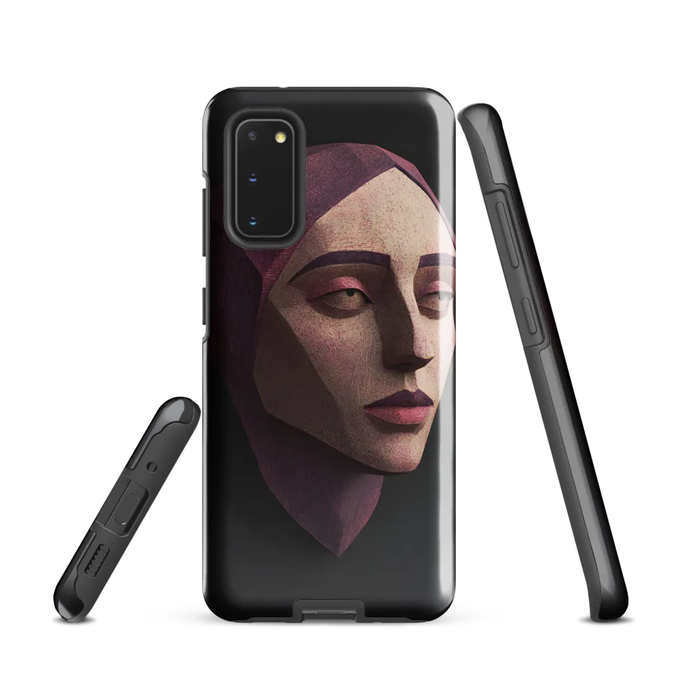 Geometric Elegance: A Contemporary Portrait
