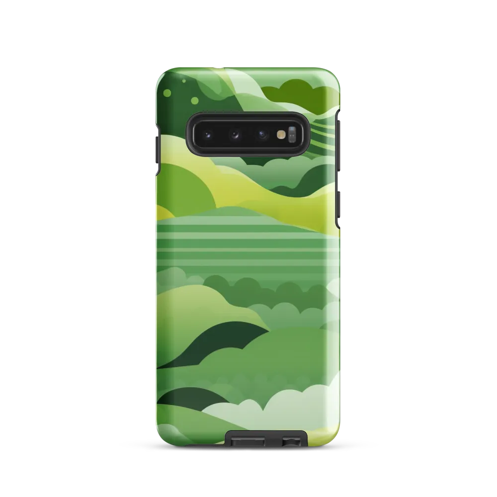 Tranquility in Green Waves