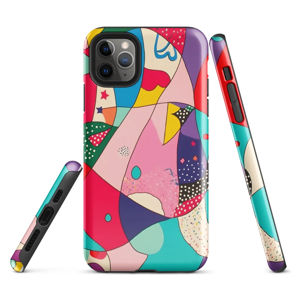 Playful Geometry in Color | Phone Case |  11 Pro Max | Tough Case | Glossy