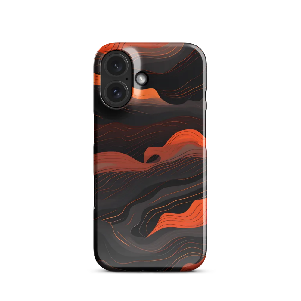 Dynamic Waves of Color | Phone Case |  16 | Snap Case | Glossy