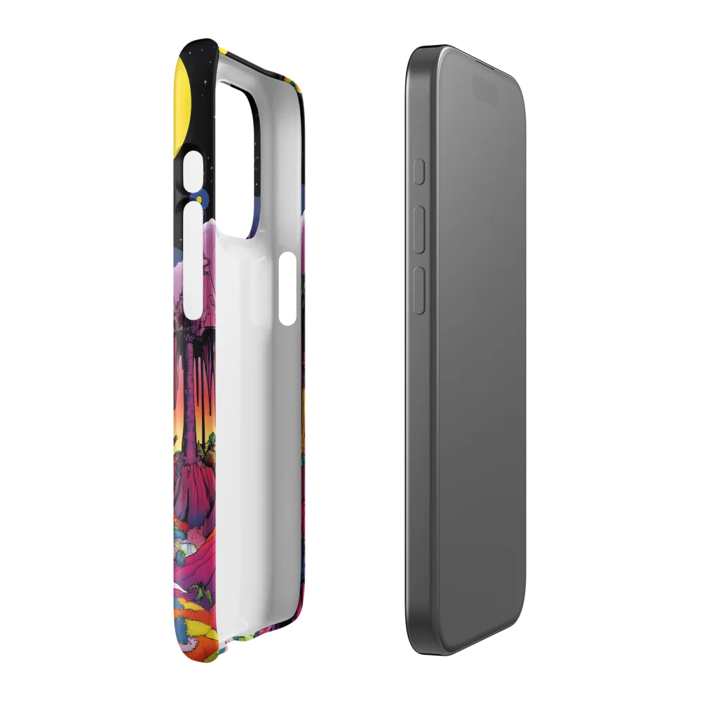 Celestial Dreams: A Journey Through an Alien Landscape | Phone Case |  15 Pro | Snap Case | Glossy