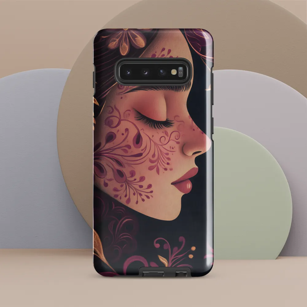 Serenity in Bloom | Phone Case |  S10 Plus | Tough Case | Glossy