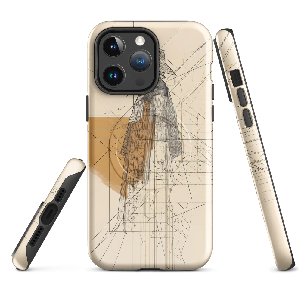 Abstract Profile: A Minimalist Exploration | Phone Case |  14 Pro Max | MagSafe® Tough Case | Glossy