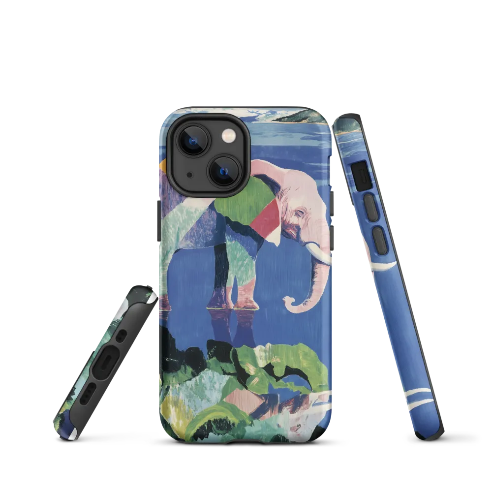 Serenity in Color: The Elephants of Reflection