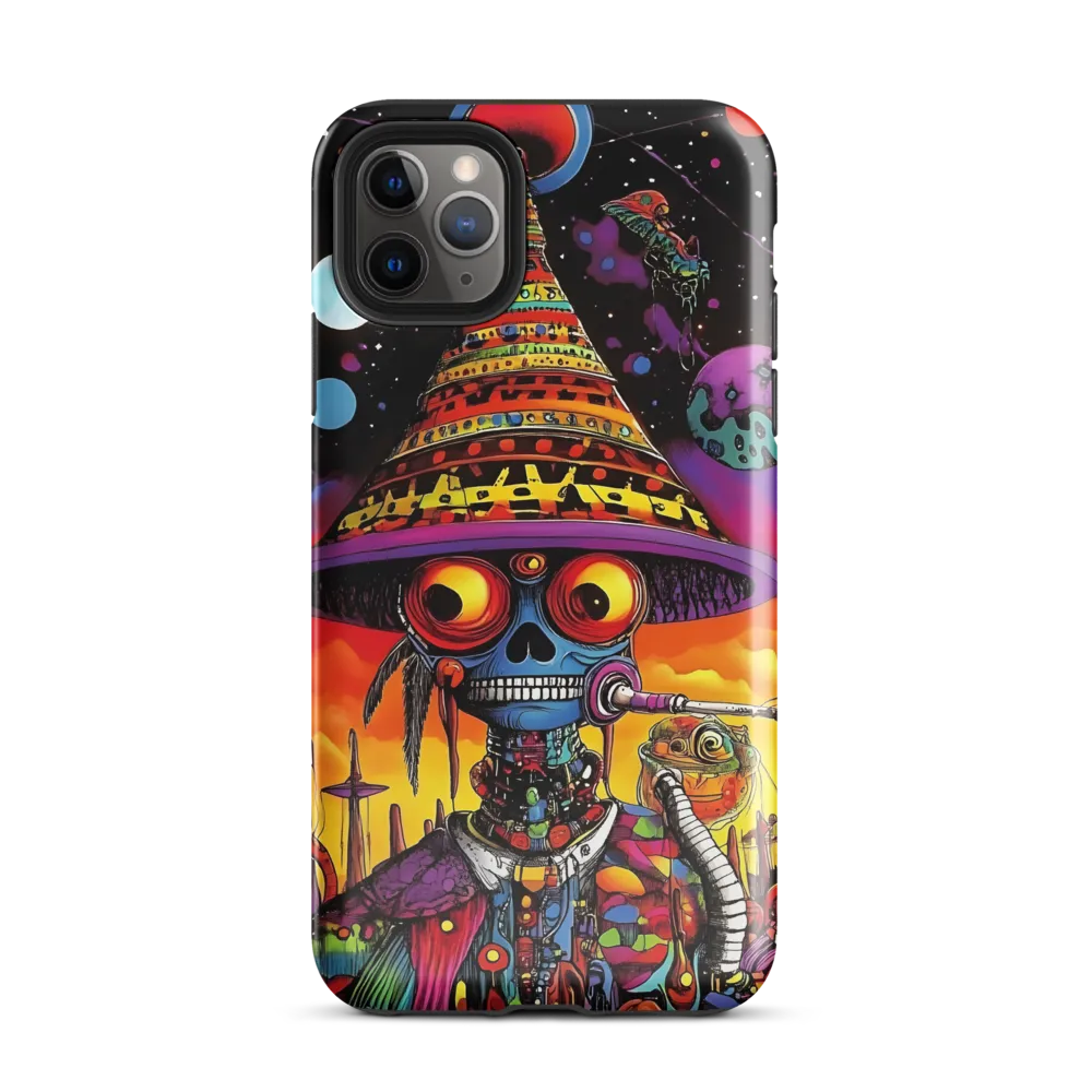 Cosmic Skeleton: A Journey Beyond | Phone Case |  11 Pro Max | Tough Case | Glossy