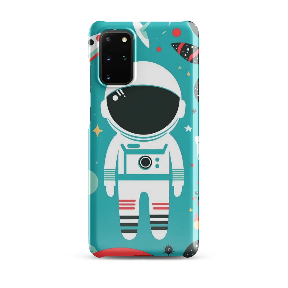 Whimsical Astronaut in Cosmic Wonderland