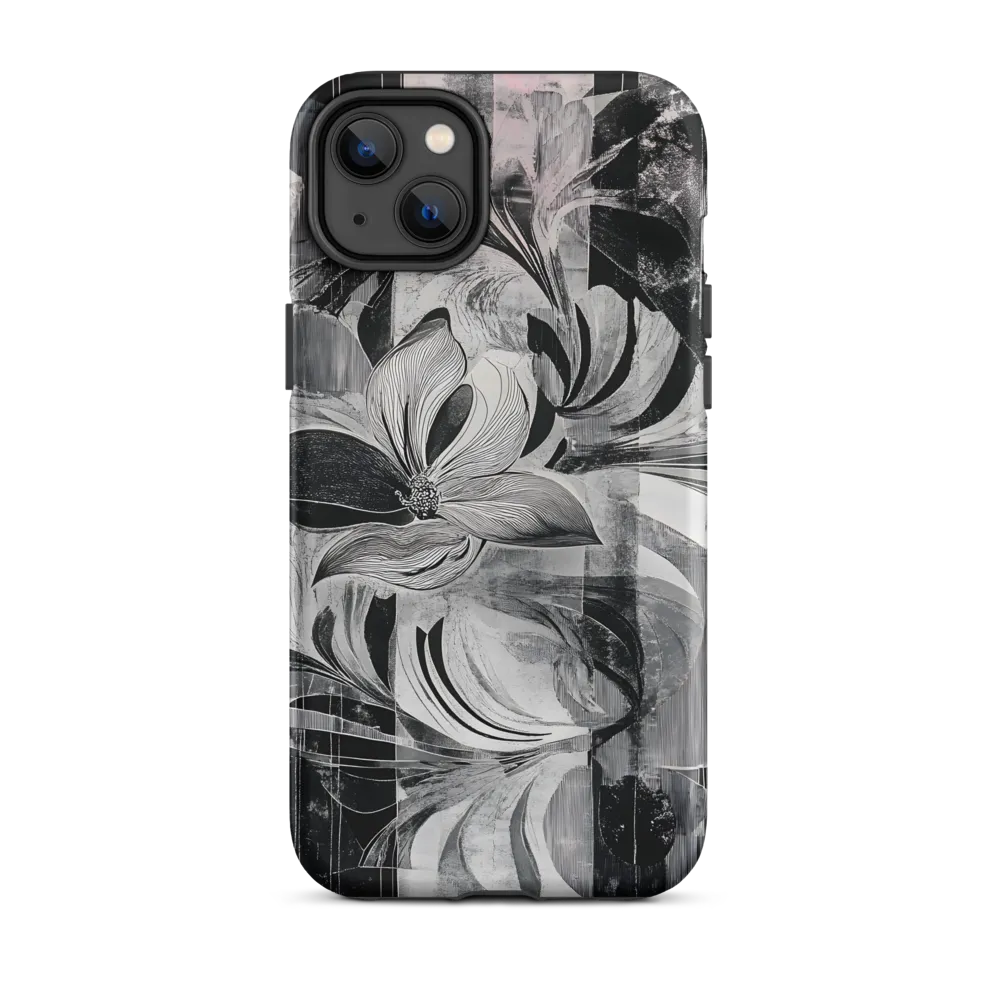 Floral Fusion in Monochrome