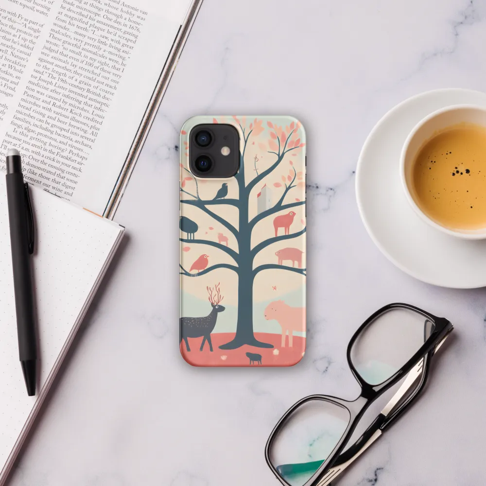 Whimsical Tree with Playful Creatures