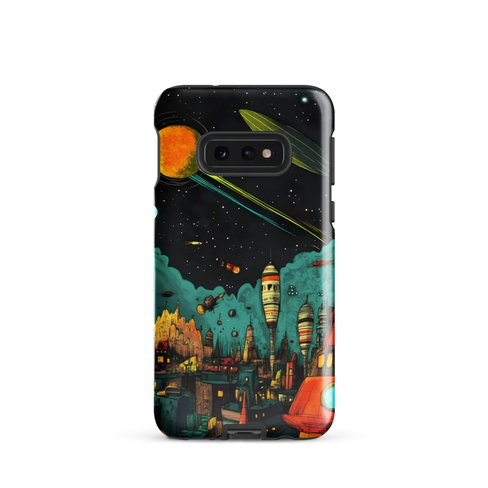 Galactic Cityscape: A Journey Through Imagination