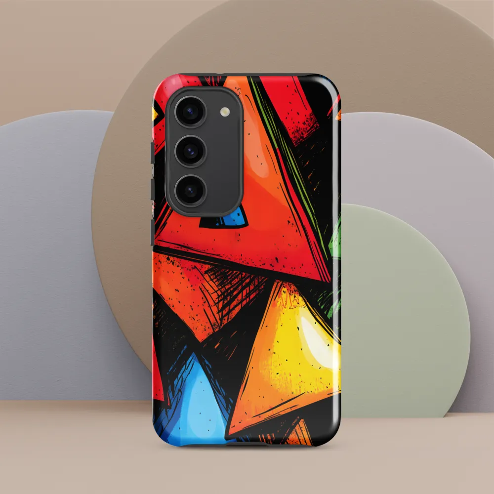 Vibrant Triangles in Abstract Harmony