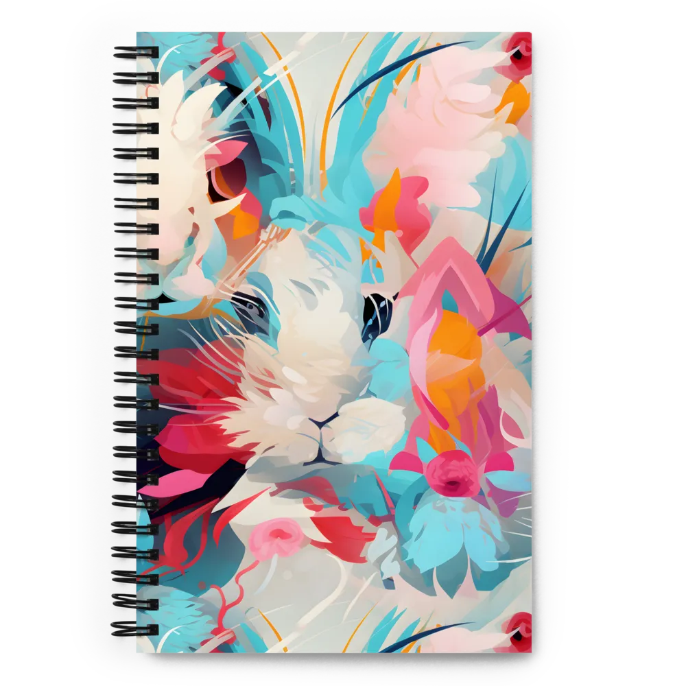 Whimsical Blooming Companions | Spiral Notebook