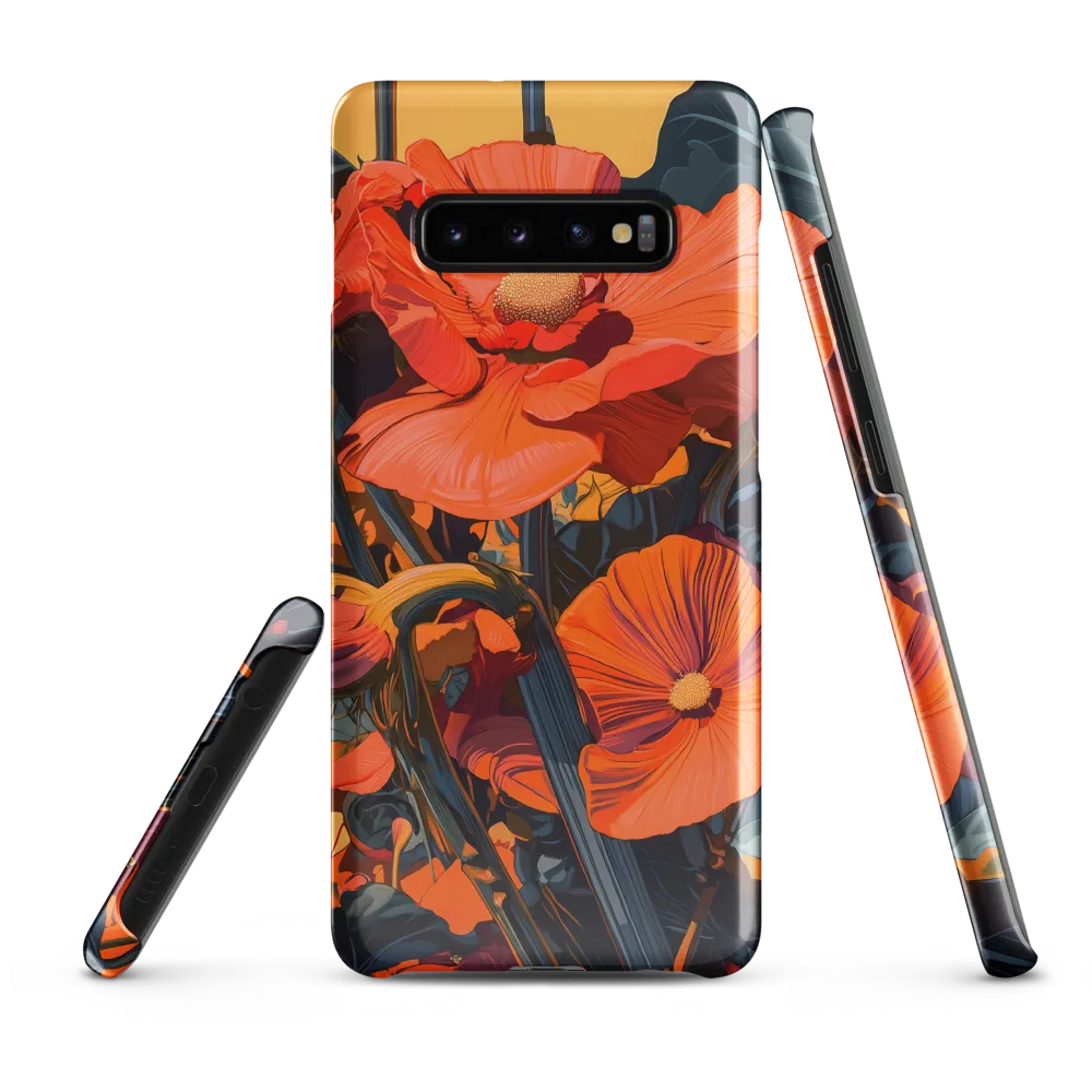 Vibrant Floral Symphony | Phone Case |  S10 Plus | Snap Case | Glossy