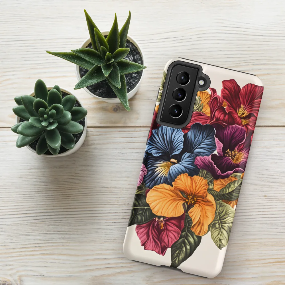 Floral Symphony in Color | Phone Case |  S21 FE | Tough Case | Matte