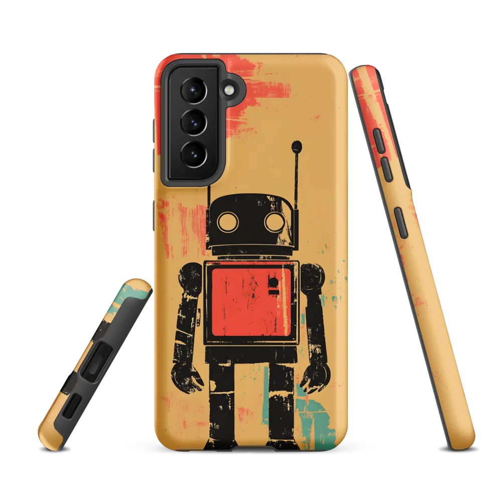 The Retro Robot | Phone Case |  S21 FE | Tough Case | Matte