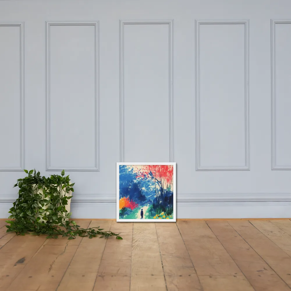 Whispers of Tranquility | Poster with White Frame | 16″×16″