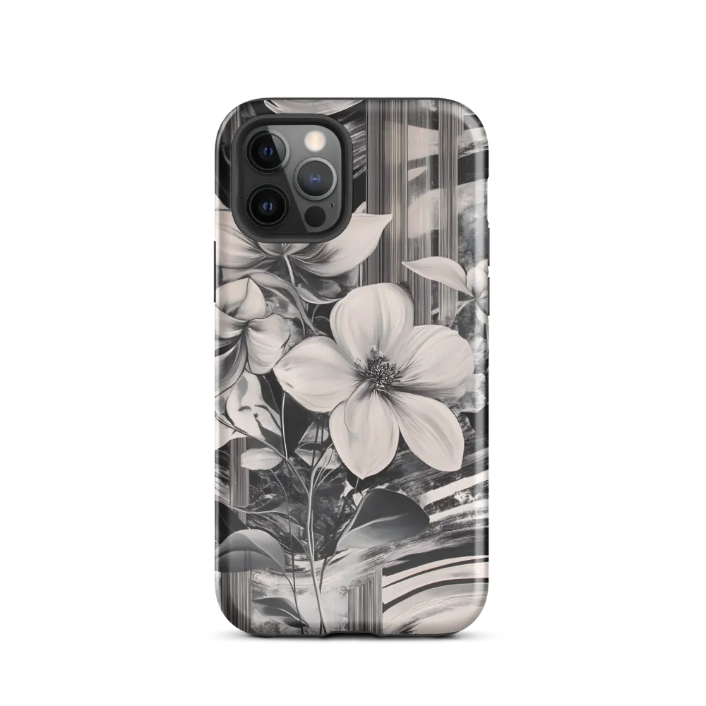 Ethereal Bloom: A Dance of Monochromes
