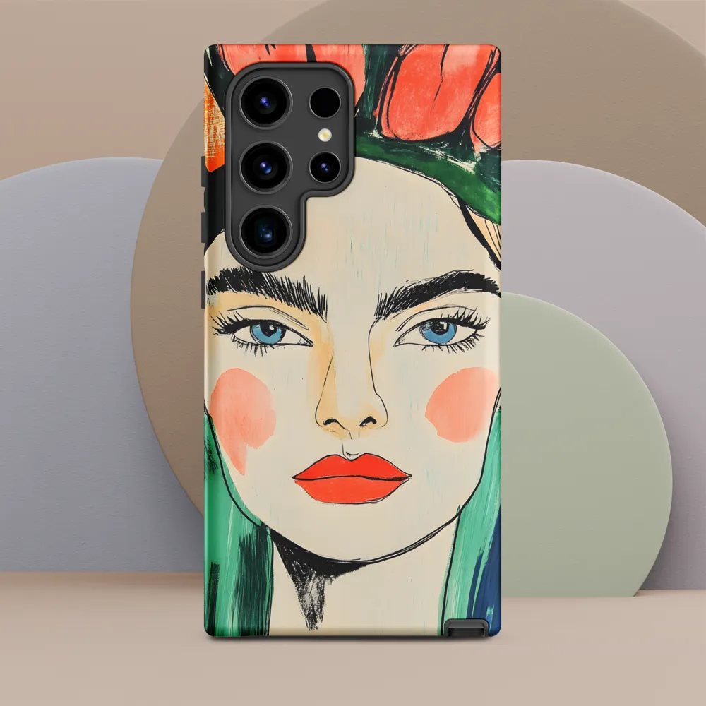 Radiant Bloom: A Serene Portrait