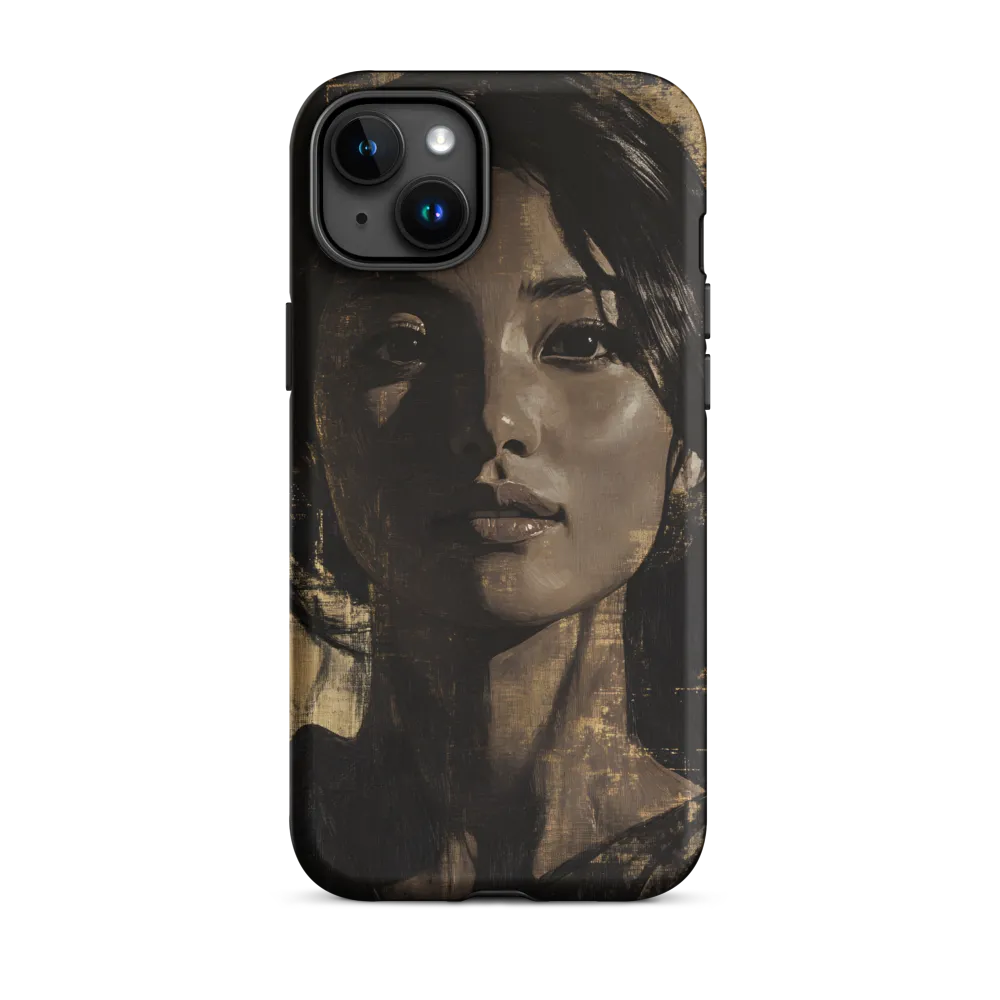 Golden Gaze: A Contemporary Portrait