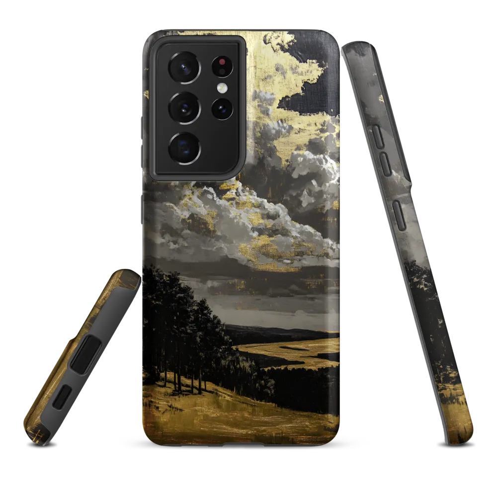 Golden Serenity in a Dramatic Sky | Phone Case |  S21 Ultra | Tough Case | Matte