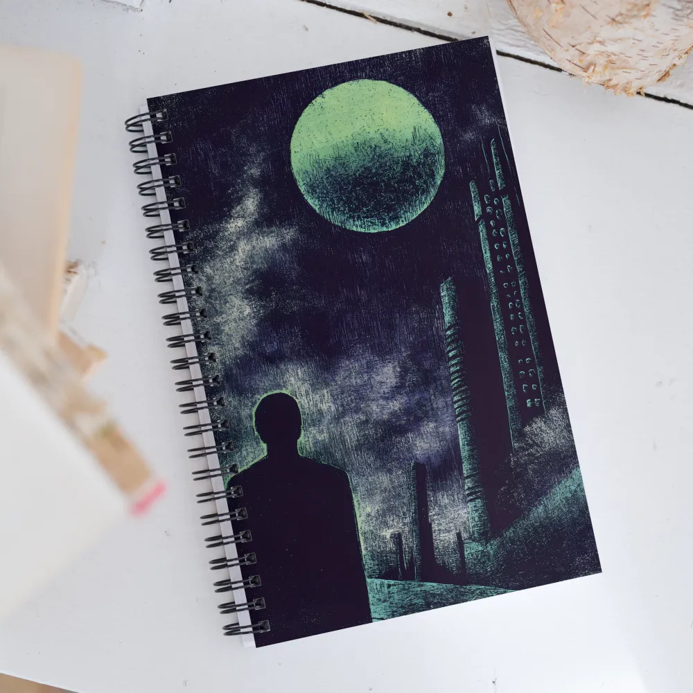 Lunar Solitude | Spiral Notebook