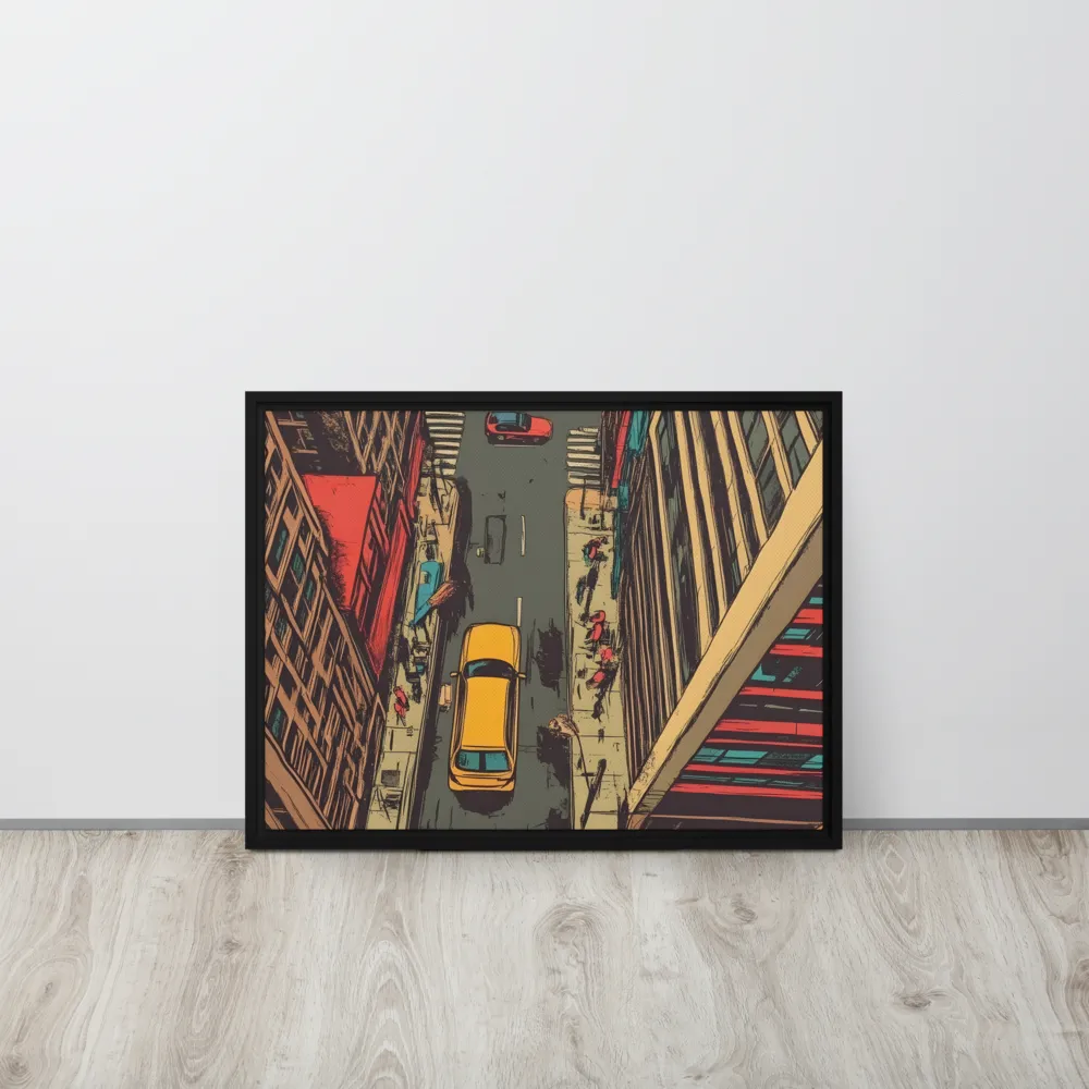 Urban Symphony | Canvas with Black Frame | 18″×24″