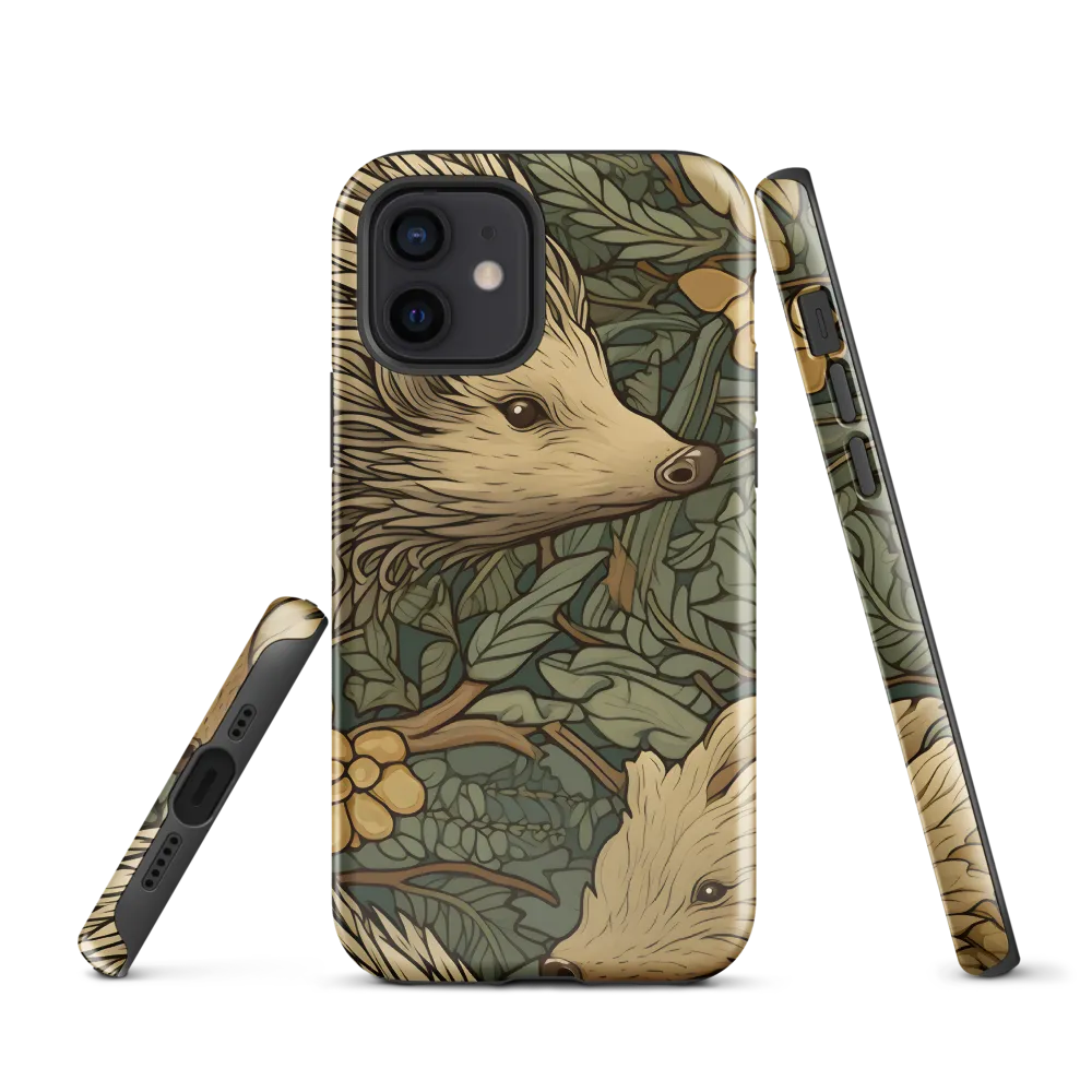 Whimsical Hedgehog Garden | Phone Case |  12 | Tough Case | Glossy