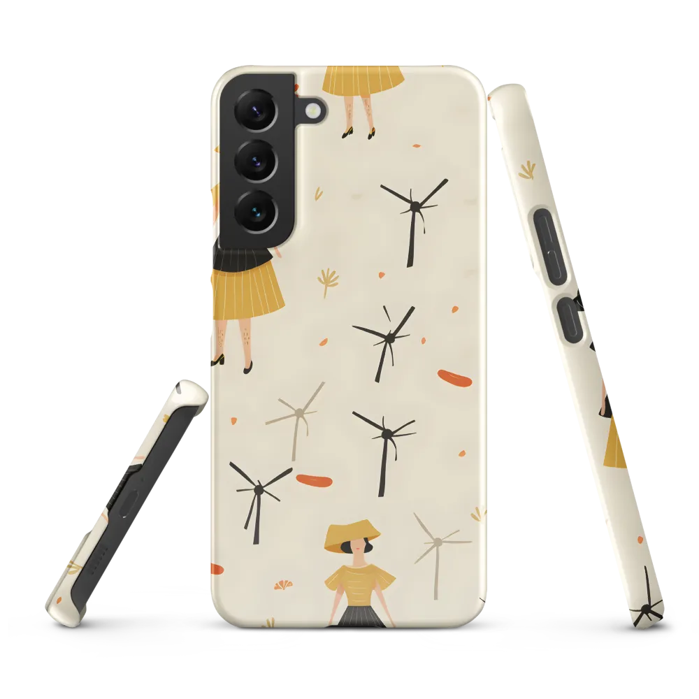 Whimsical Patterns of Nature and Femininity | Phone Case |  S22 Plus | Snap Case | Glossy