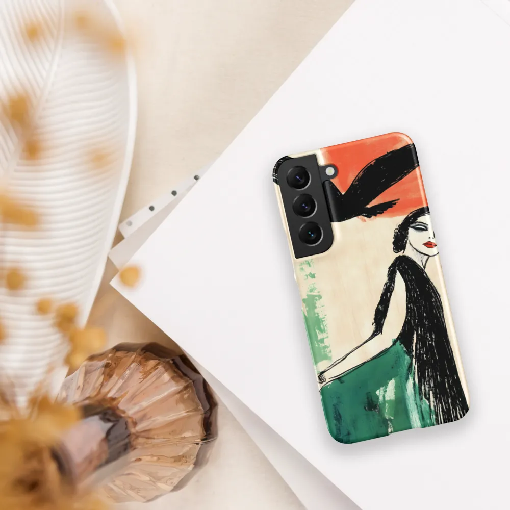 Elegance in Flight | Phone Case |  S22 | Snap Case | Matte